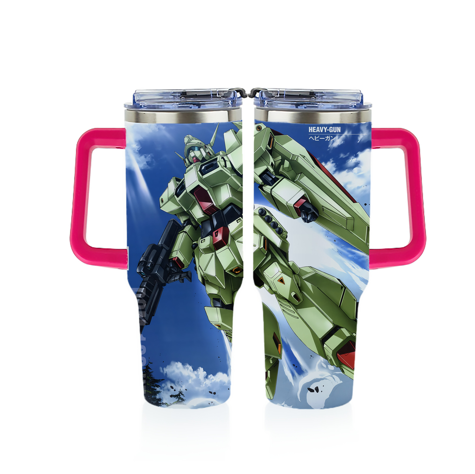 （画像用） 機動戦士ガンダム Mobile Suit Gundam 1200ｍLフルプリント車用タンブラー